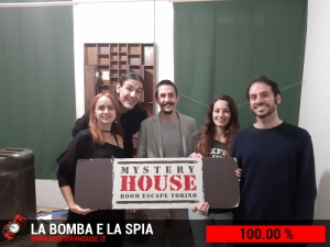 escape room mystery house torino La Bomba e la Spia