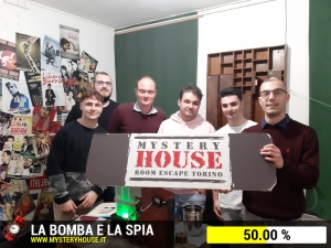 escape room mystery house torino La Bomba e la Spia