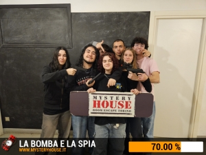 escape room mystery house torino La Bomba e la Spia