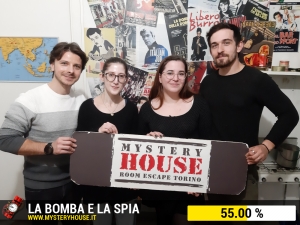 escape room mystery house torino La Bomba e la Spia