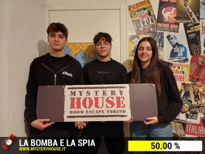 escape room mystery house torino La Bomba e la Spia