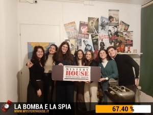 escape room mystery house torino La Bomba e la Spia