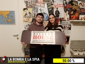 escape room mystery house torino La Bomba e la Spia