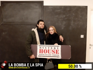 escape room mystery house torino La Bomba e la Spia