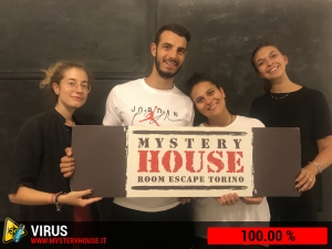 escape room mystery house torino Virus 404