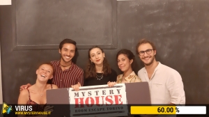 escape room mystery house torino Virus 404