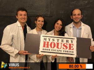 escape room mystery house torino Virus 404