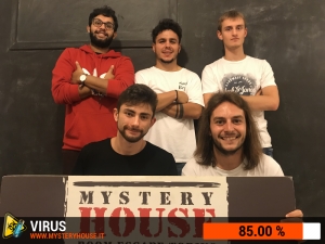 escape room mystery house torino Virus 404