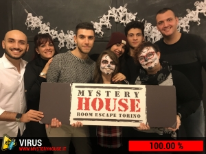 escape room mystery house torino Virus 404