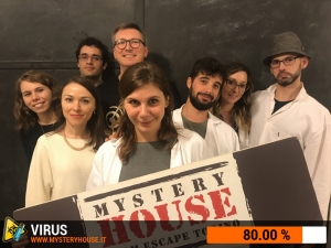 escape room mystery house torino Virus 404