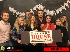 escape room mystery house torino Virus 404