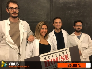 escape room mystery house torino Virus 404