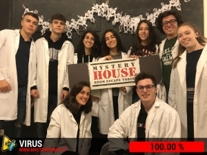 escape room mystery house torino Virus 404