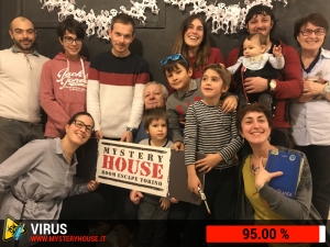 escape room mystery house torino Virus 404