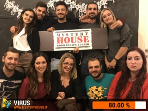 escape room mystery house torino Virus 404