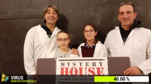 escape room mystery house torino Virus 404