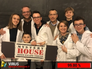 escape room mystery house torino Virus 404