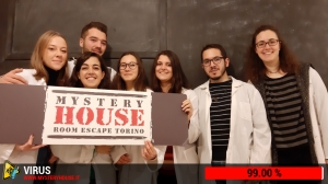 escape room mystery house torino Virus 404