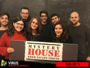 escape room mystery house torino Virus 404