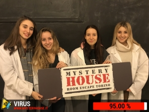 escape room mystery house torino Virus 404