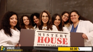 escape room mystery house torino Virus 404