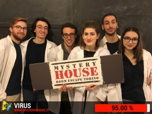 escape room mystery house torino Virus 404