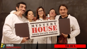 escape room mystery house torino Virus 404