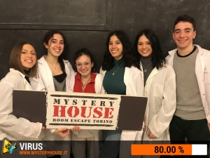 escape room mystery house torino Virus 404