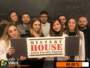 escape room mystery house torino Virus 404