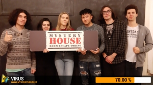 escape room mystery house torino Virus 404