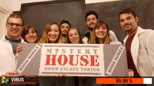 escape room mystery house torino Virus 404