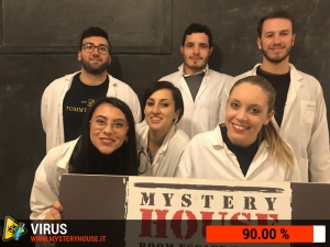 escape room mystery house torino Virus 404