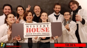 escape room mystery house torino Virus 404