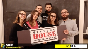 escape room mystery house torino Virus 404