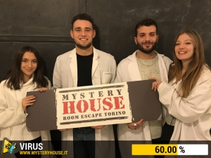 escape room mystery house torino Virus 404