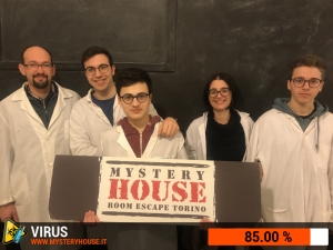 escape room mystery house torino Virus 404