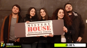 escape room mystery house torino Virus 404