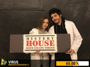 escape room mystery house torino Virus 404