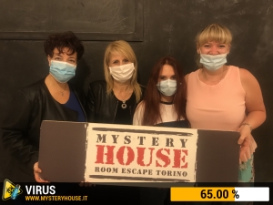 escape room mystery house torino Virus 404