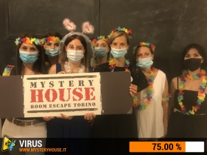 escape room mystery house torino Virus 404