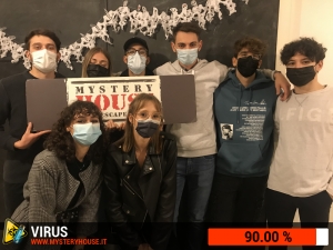 escape room mystery house torino Virus 404