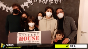 escape room mystery house torino Virus 404