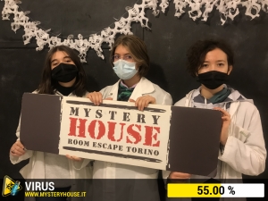 escape room mystery house torino Virus 404