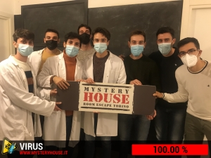 escape room mystery house torino Virus 404