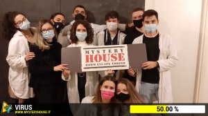 escape room mystery house torino Virus 404