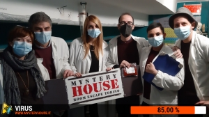 escape room mystery house torino Virus 404