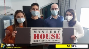 escape room mystery house torino Virus 404