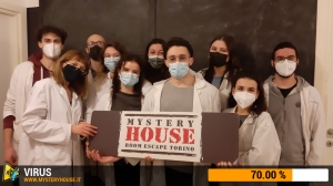 escape room mystery house torino Virus 404