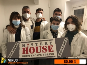 escape room mystery house torino Virus 404