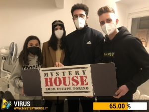 escape room mystery house torino Virus 404